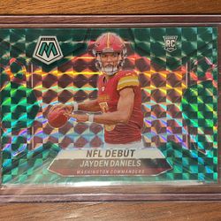 *Open 2 Offers* Jayden Daniels Mosaic NFL Debut Rookie 272 Green Mosaic Prizm 