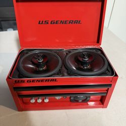 US general mini toolbox speaker with JBL club54f speakers