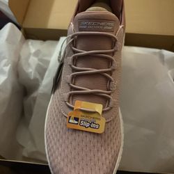 Pink And White Sketchers 