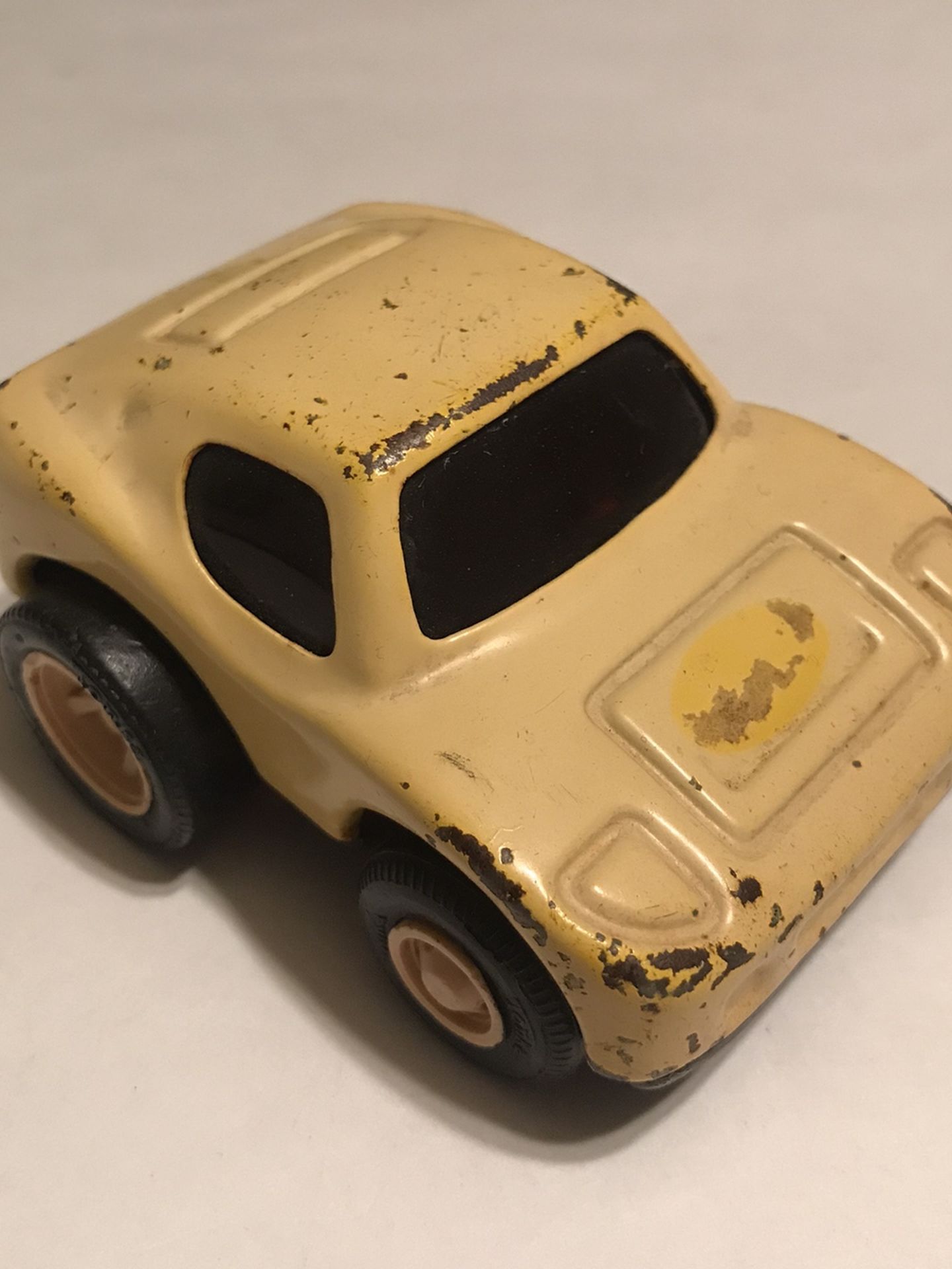 Vintage Tonka Made in Japan Diecast Metal Off Yellow Dune Buggy Toy Car
