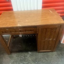 Vintage Wooden Desk , Needs Painted or Refinished  42” long  22” Deep 30” tall 