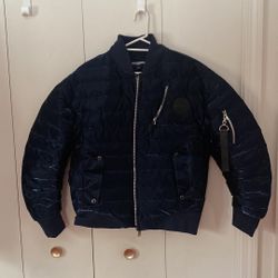 Karl Lagerfeld Men’s puffer coat medium navy blue