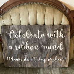Quiet/Autistic Wedding Sign