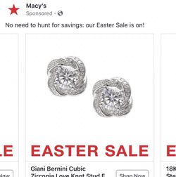Cubic zirconia earrings
