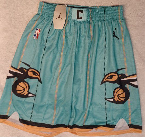 Charlotte Hornets Jordans Men's Size Extra Large Brand New NBA Basketball Shorts