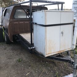 Short Bed Trailer With Rack 