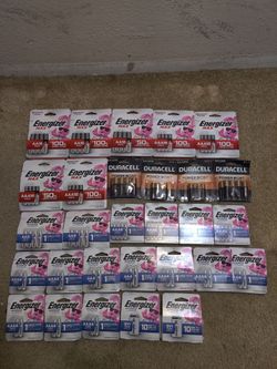 Energizer Ultimate Lithium & Max AA AAA 9V Battery Lot Bulk Pack 234 Count