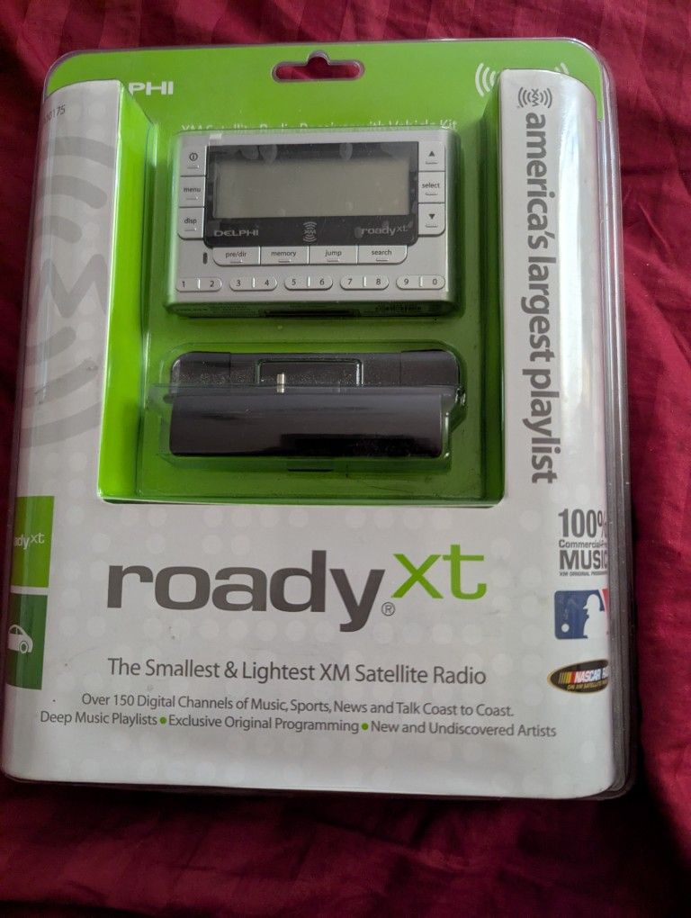 Delphi Roady XT SA10175 For XM Car & Home Satellite Radio Receiver - Sealed