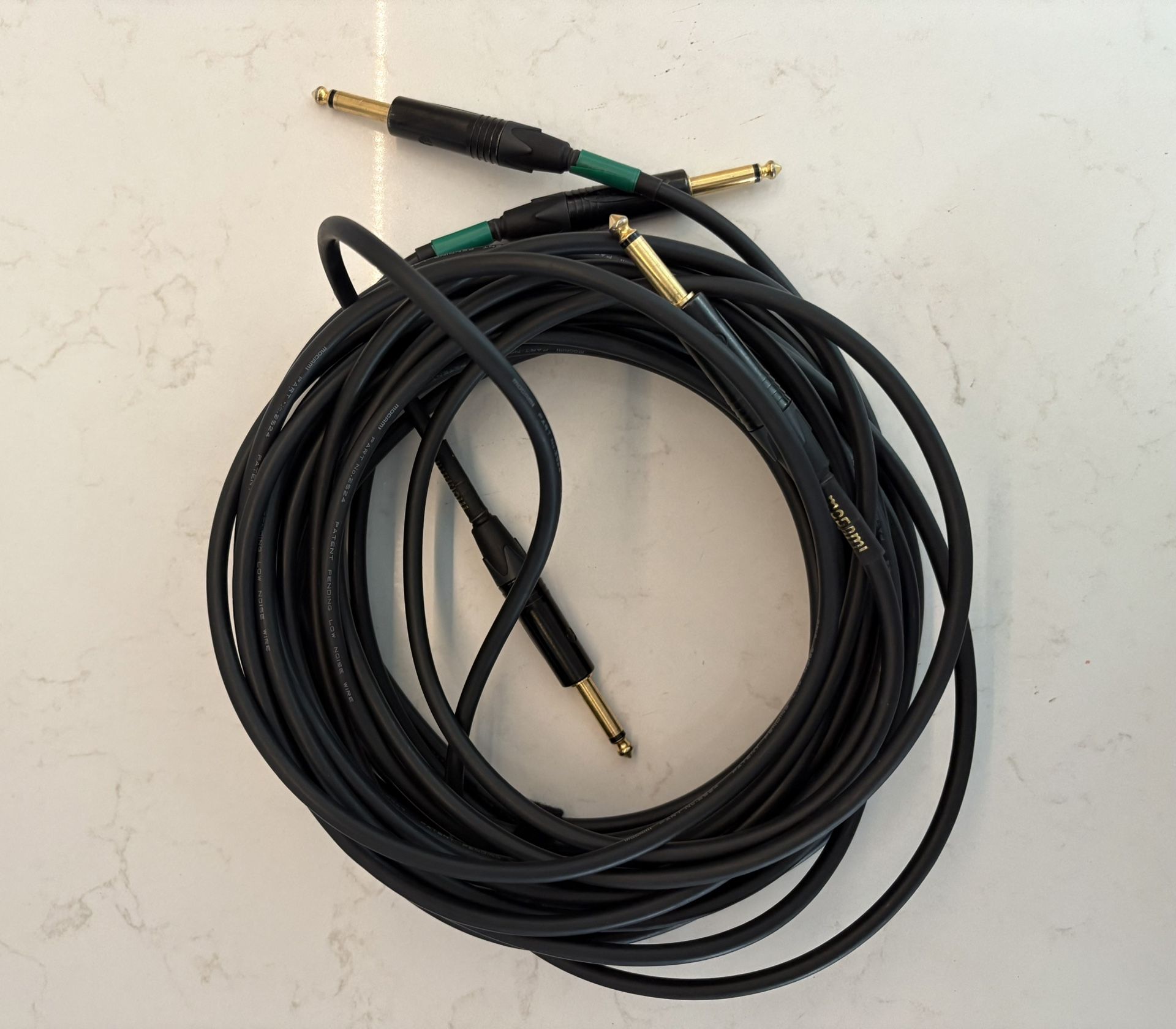 Mogami Gold Tip Instrument Cables