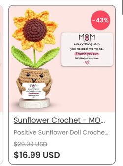 Sunflower crotchet