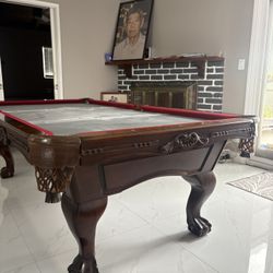 Pool Table 8ft ( Free Delivery & Set Up & New Color Felt Of Your Choice )
