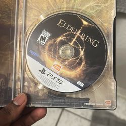Elden Ring Game Ps5 Plus Steel Book