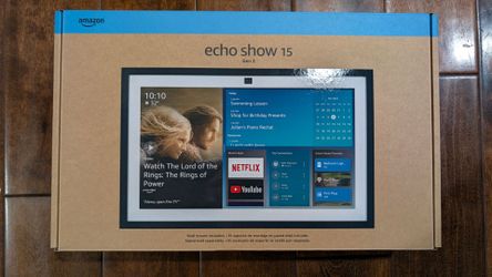 Brand New Amazon Echo Show 15 (Gen 2) - Sealed in Box