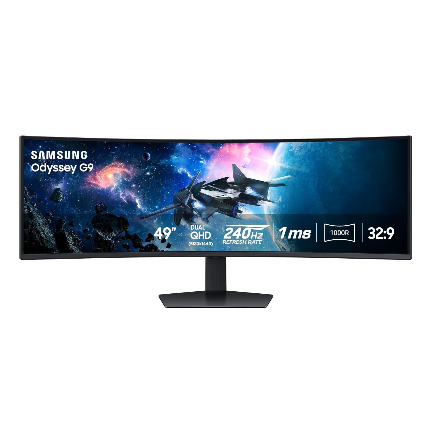 SAMSUNG 49” Odyssey G9 Series DQHD 1000R Curved Gaming Monitor