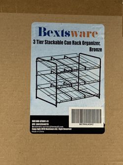 3 Tier Stackable Can Rack Organizer