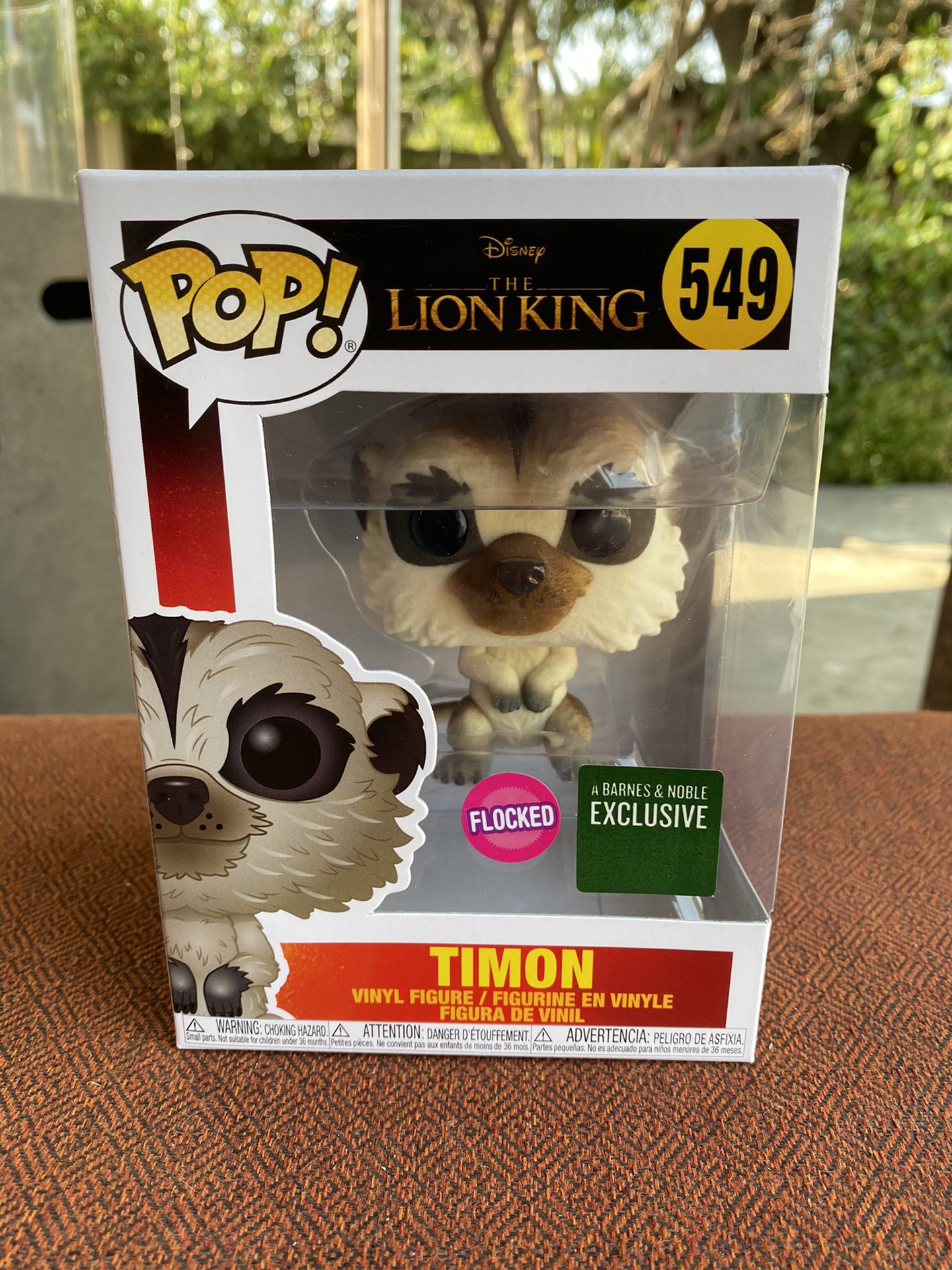 Funko Pop Timon Flocked Disney The Lion King Barnes & Noble Exclusive