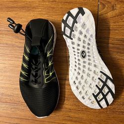 New Boy Black and Yellow Colour Pair of Shoes Size 1