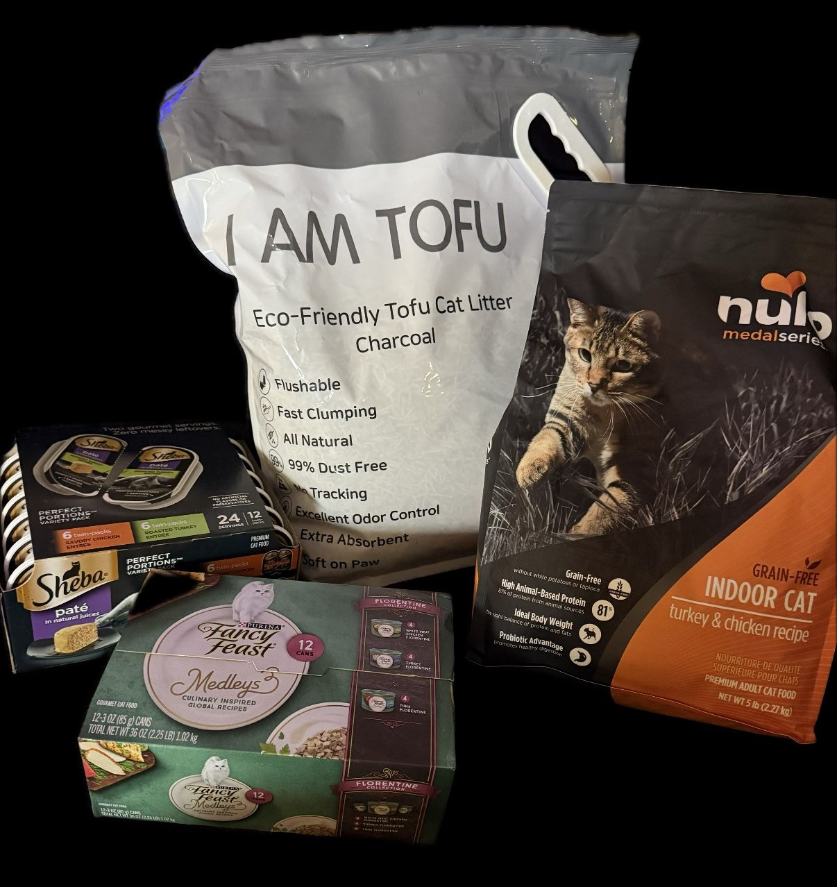 Cat Food And Tofu Litter Nulo Fancy Feast Sheba