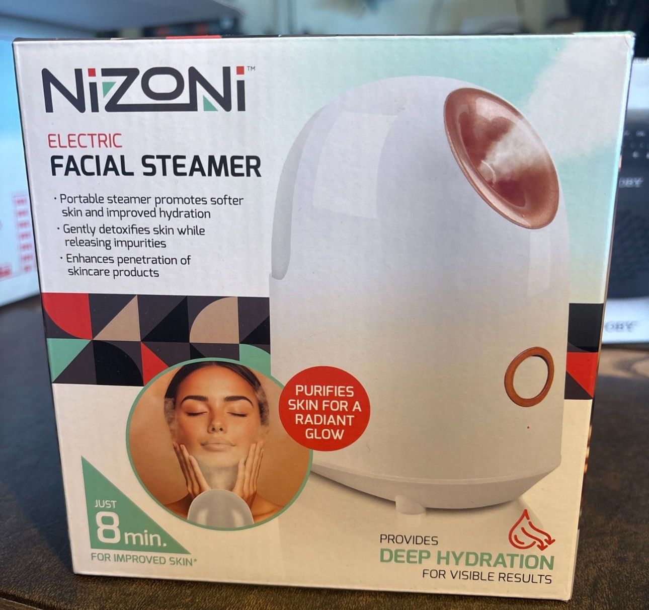 Nizoni Portable Skin Detoxifying Facial Steamer Deep Hydration FREE SHIPPING