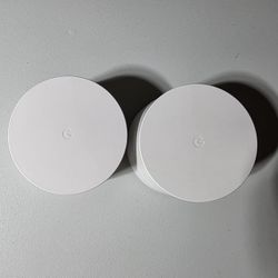 Google WiFi System, 2-Pack - Router Replacement for Whole Home Coverage - NLS-1304-25,white