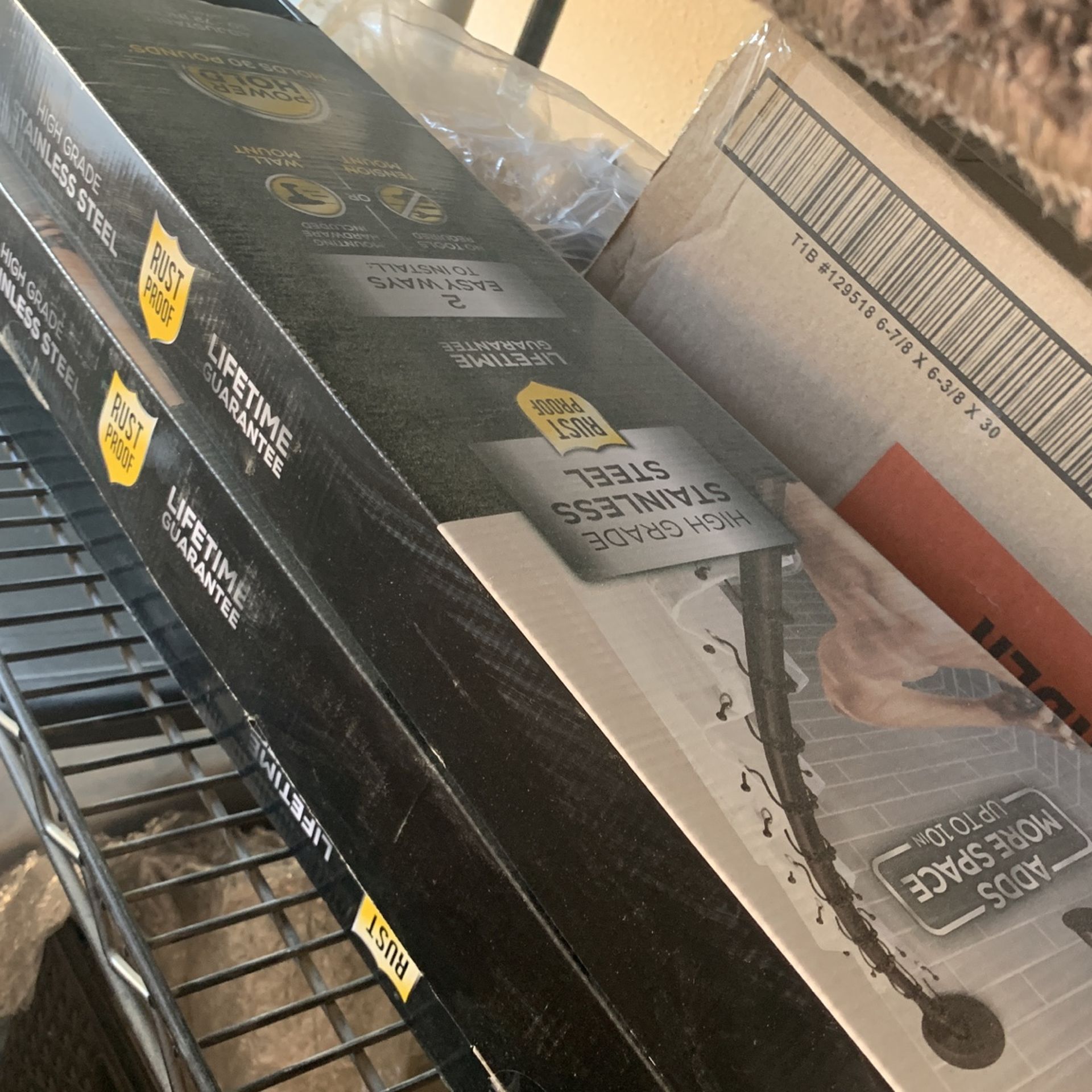 Curved Shower Bar Rod Heavy Duty