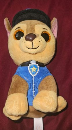Paw Patrol Chase Plush with Blue Uniform and Black Hat