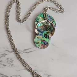 Abalone Shell Pendant Necklace