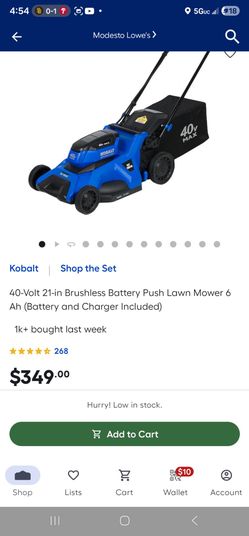 Kobalt 40 v mower BRAND NEW