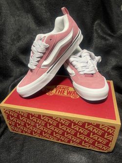 NEW Vans "Knu Skool" in Rose/Pink/White;  Women's 8.5