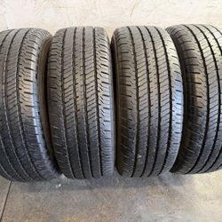 235/65-16C HANKOOK  DINAPRO HT  $280 FULL SET LAS 4 %95% DE VIDA 🛞