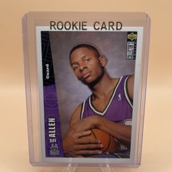 1996/97 Ray Allen Collectors Choice Rookie Card🔥