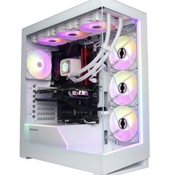 CYBERPOWERPC White PC CASE with Fans (No Parts)