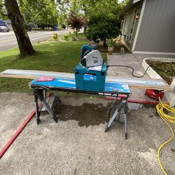 Makita Track Saw SP6000J + 55” & 120” Tracks – Excellent Condition