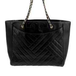 Tory Burch Leather Quilted Handbag 