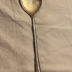 Italian Silver Plated Serving Serving Spoon/ Spork 9"