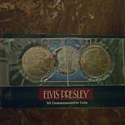 2x Sealed Elvis Presley $5 Commemorative Coins (1993) – Marshall Islands