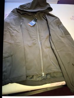 New Mens Tacvasen Tactical Jacket Grey 2xl