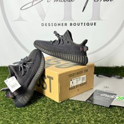 Adidas Yeezy Boost 350 Black Reflective Size 6 Brand New In Box 