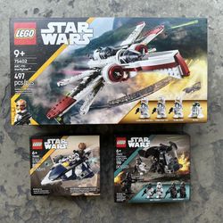 Lego Star Wars Arc-170 & Plo Koon’s Starfighter & Battle Pack + *FREE Minifigure* Bundle Deal