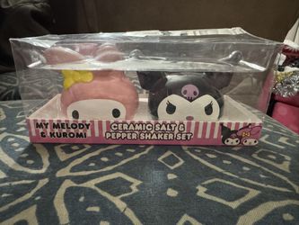 My Melody And Kuromi Salt And Pepper Shakers 