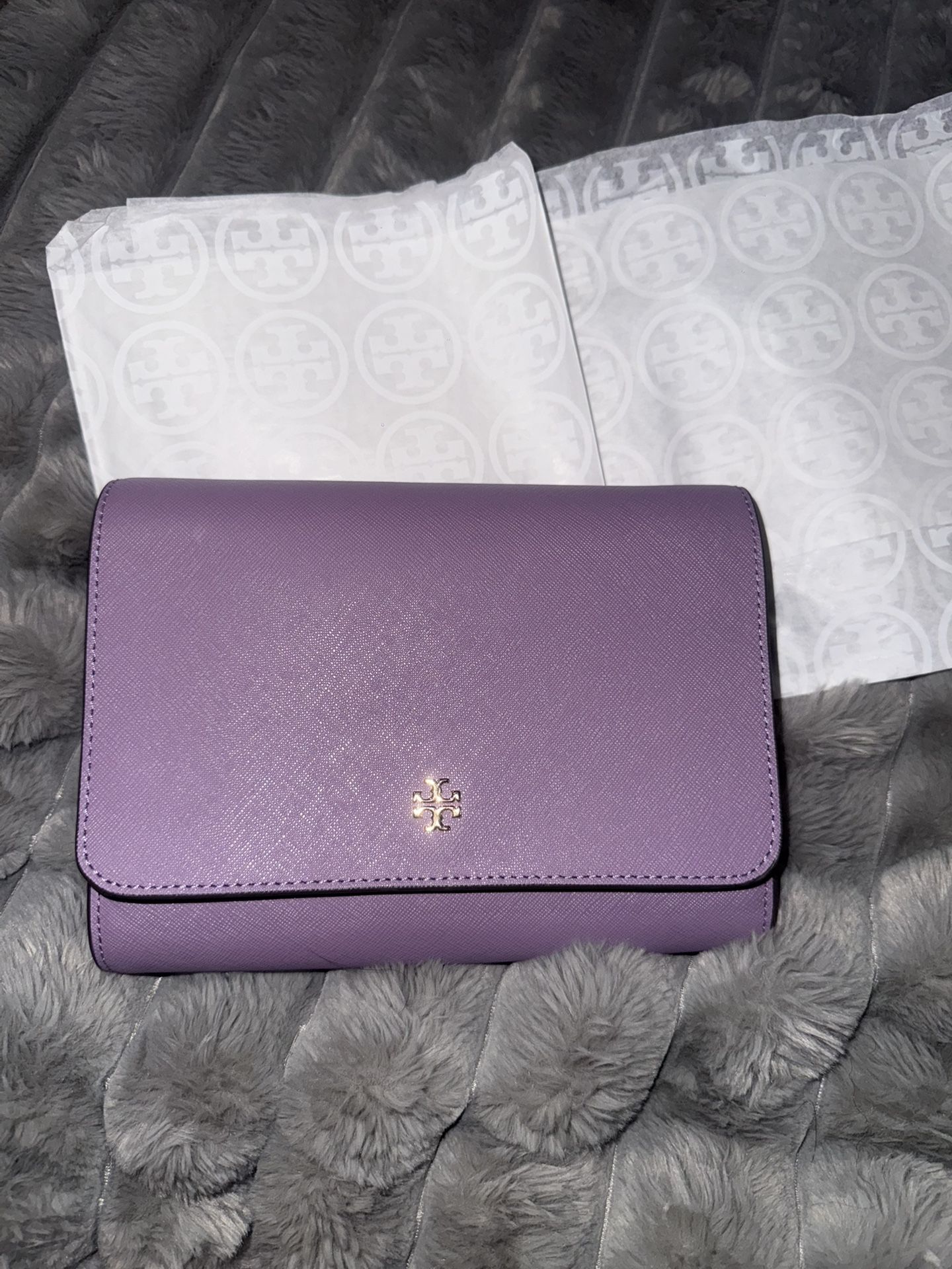 Purple Tory Burch Crossbody Bag