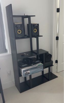five tier bookshelf