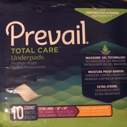 Prevail Total Care Underpads XL