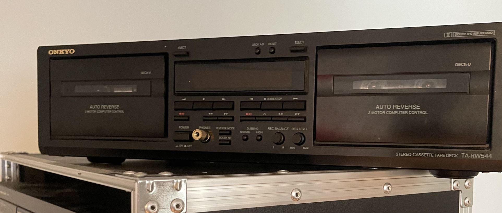 Onkyo TA-RW544 Stereo Cassette Tape Deck, a vintage audio component