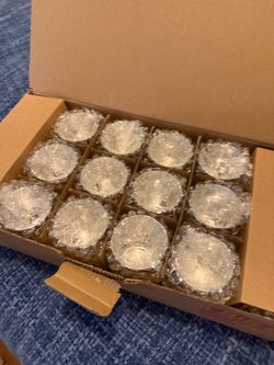 Beautiful 18 gold tea lights