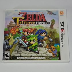 The Legend Of Zelda Tri Force Heroes Nintendo 3ds Complete