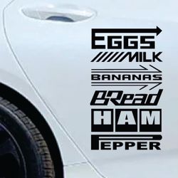 Grocery Getter Car Sponsors Decal JDM Racing Window Windshield Men Truck