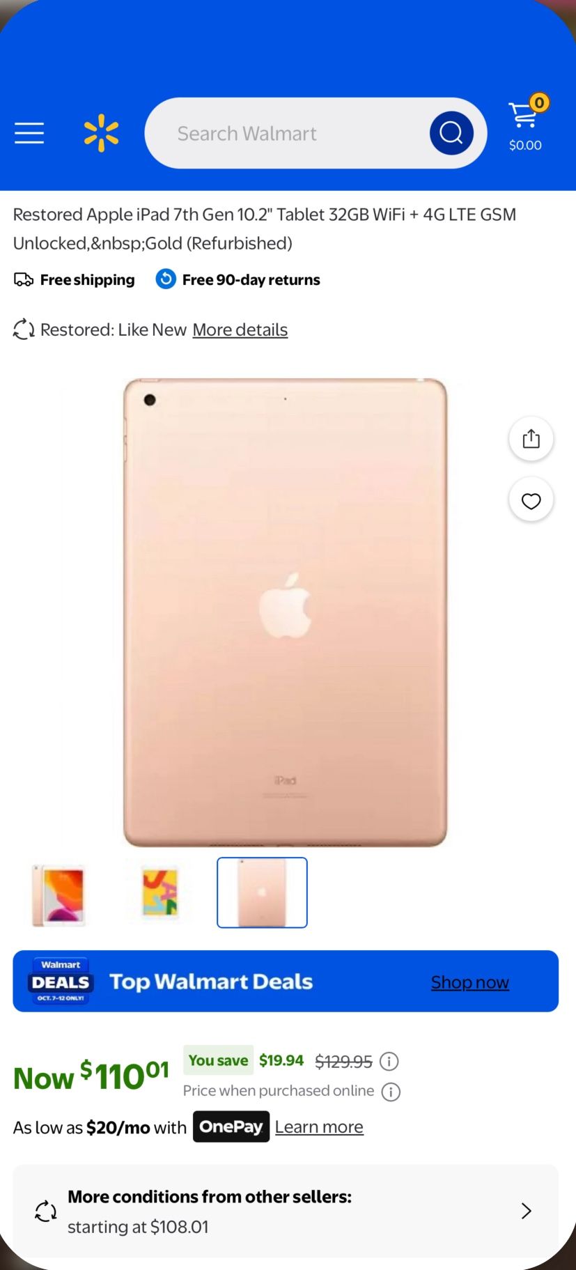 iPad 7th Gen 32GB