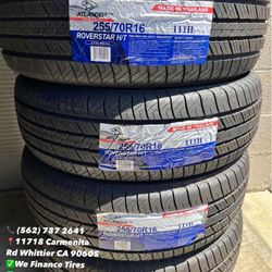 255/70R16 Atlander New Set of Tires Installed and Balanced Set de Llantas Nuevas Instaladas y Balanceadas
