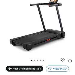 brand new … already assembled treadmill 